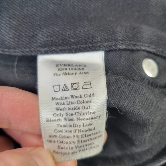 Everlane the Skinny Jean black 30 - Picture 8 of 8